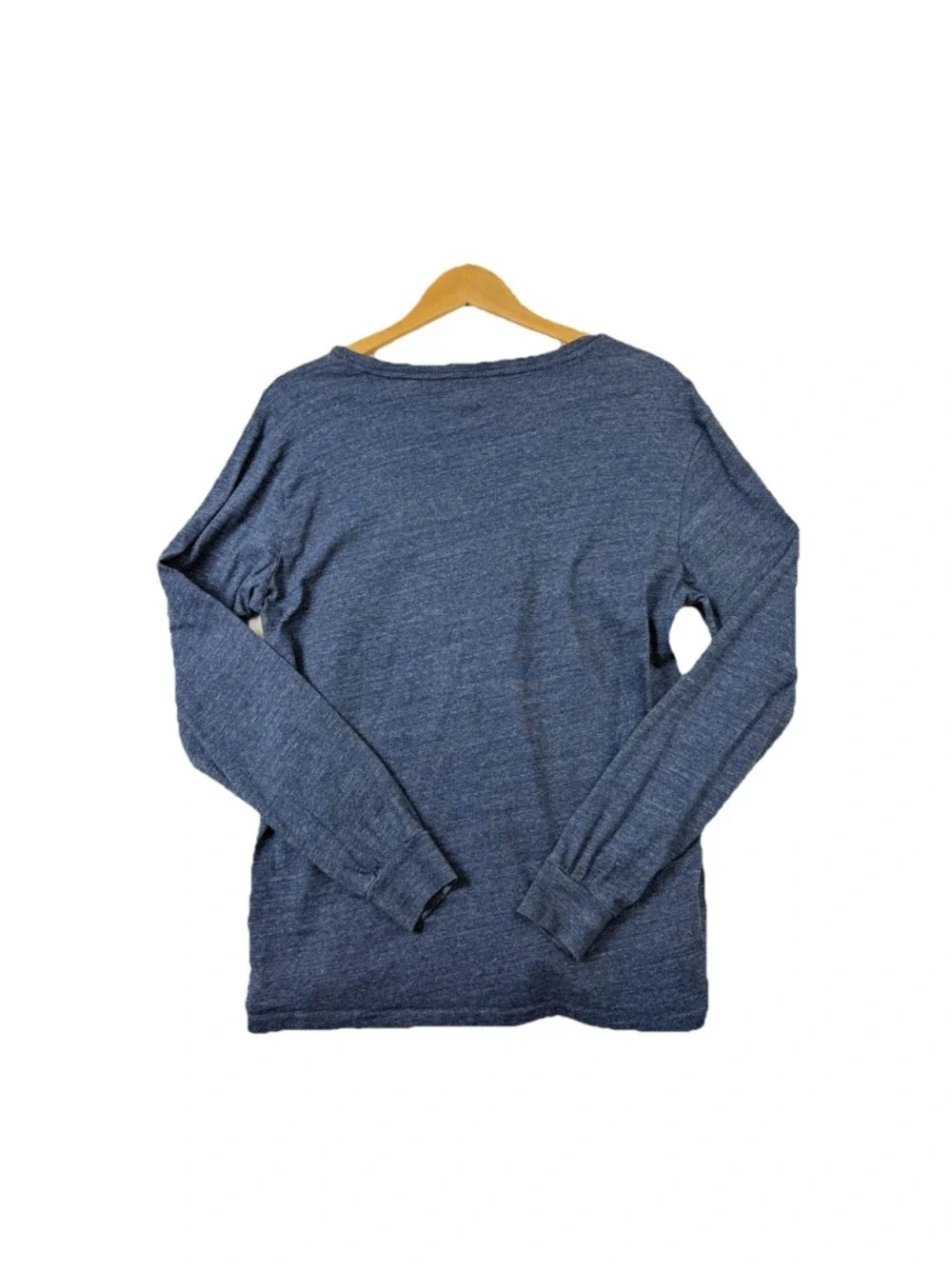 Polo Ralph Lauren Shirt Mens Heather Navy Long Sleeve Crewneck Medium Pony Logo